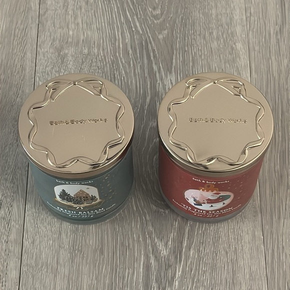 Fresh Balsam and Tis The Season Candle and Foaming Soap Set Bath & Body Works - Picture 6 of 9